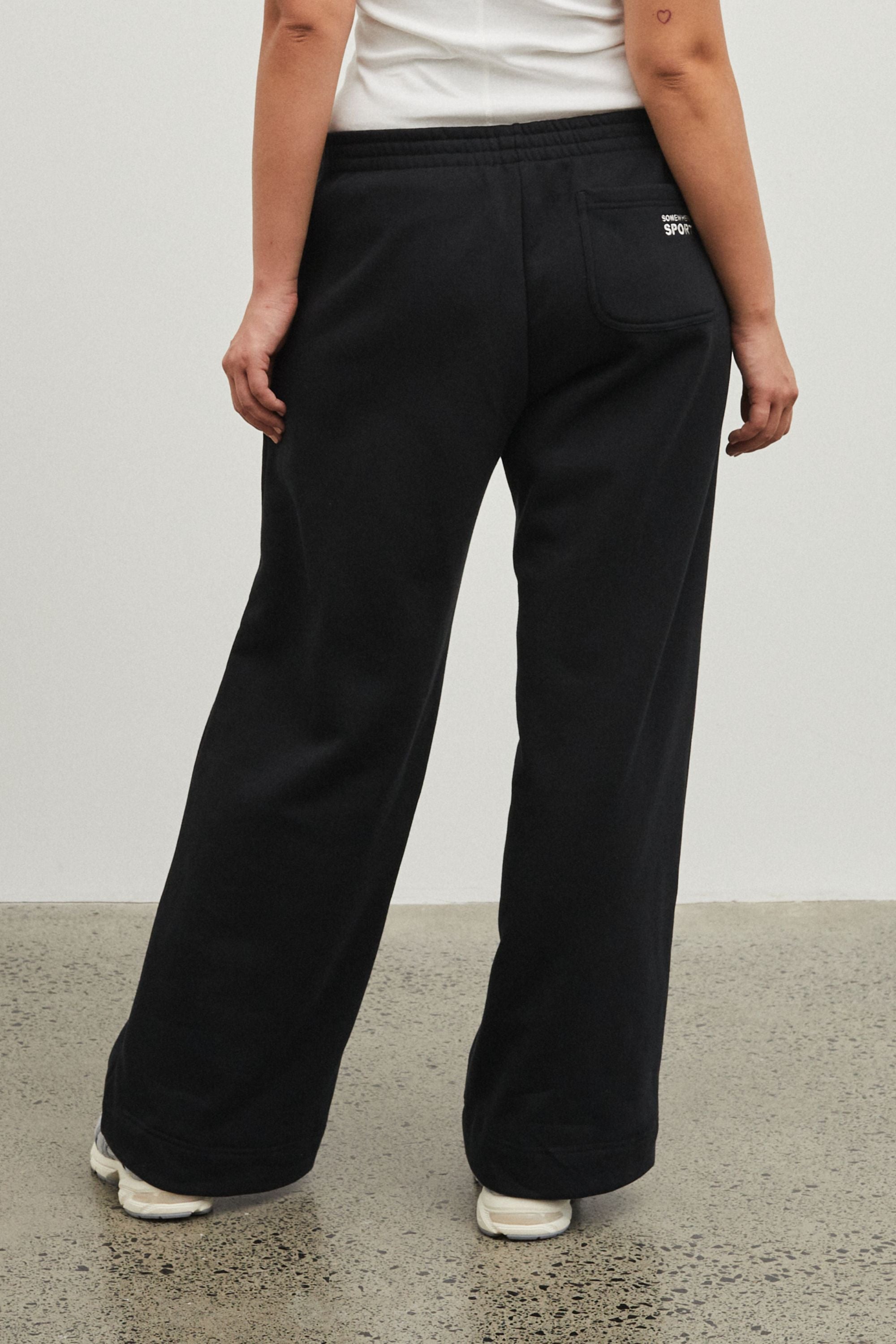 H&M Wide Leg Sport Sweat Track Pants Womens Size 4 28X28 | eBay